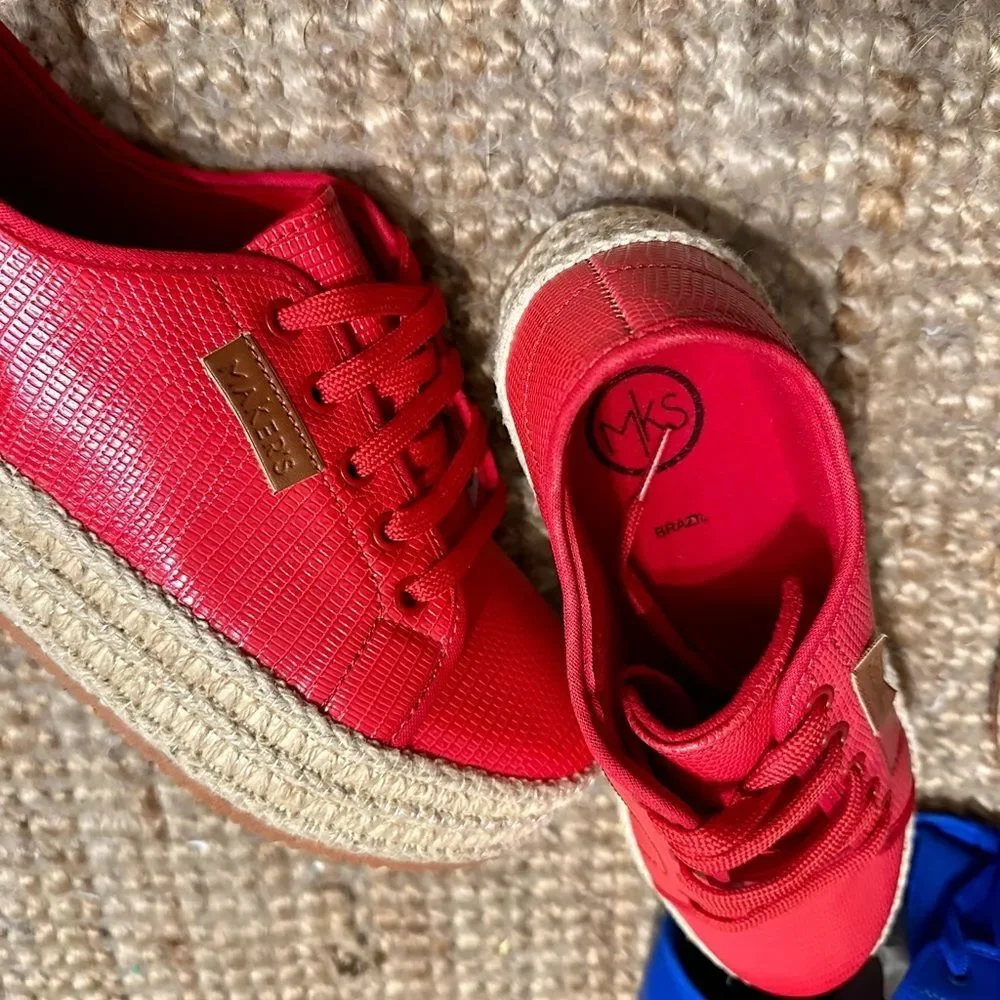 Red Espadrilles Sneakers
